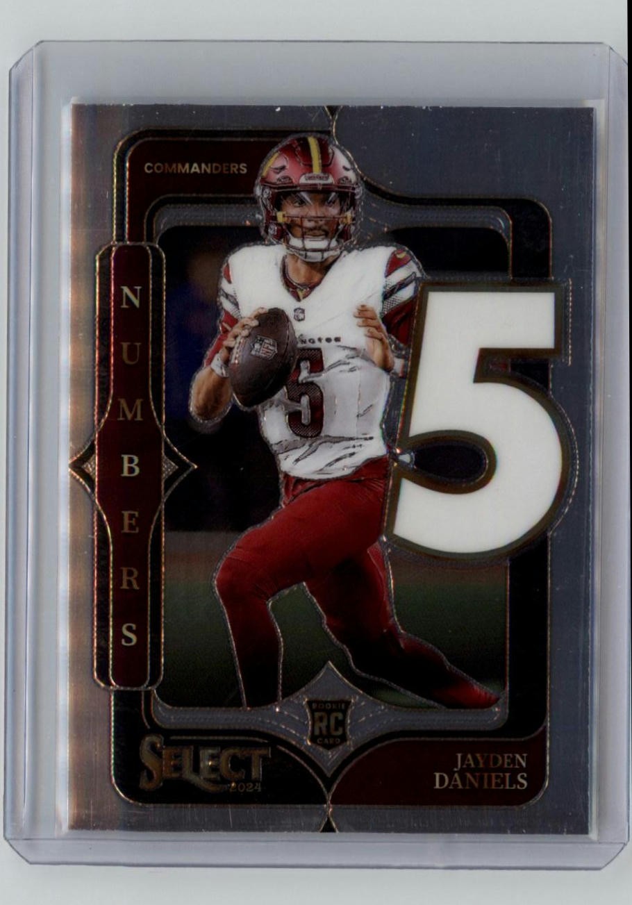 2024 Panini Select - Select Numbers #23 Jayden Daniels