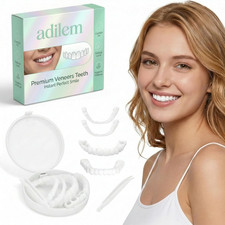 Temporary Dentures  Cosmetic Teeth Covers, Comfort Fit Snap-On Smile Veneers...