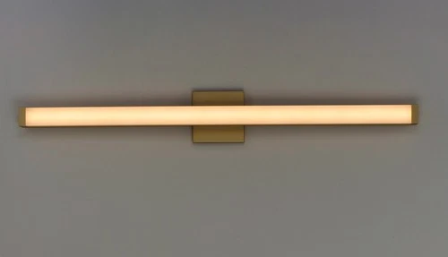 Maxim Spec 48" Linear Suspension - Gold, Champ, Gld Leaf 1-Light - Picture 4 of 4