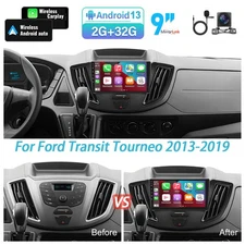 9" For Ford Transit Tourneo 2013-19 Android 13 Custom Car Radio Gps Navi Carplay