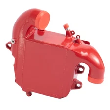 CUBAUTO Air To Water RED Intercooler For 2020-2024 GM 3.0L L6 LM2 / LZO Duramax