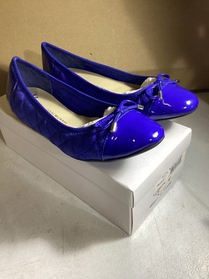 Isaac Mizrahi live! Delite, Quilted Flats Size 9Min Royal Blue I New in Box