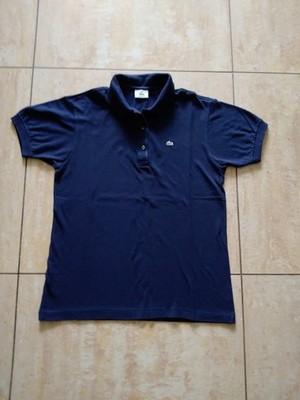 Lacoste - Kurzarm-Polo-T-Shirt  Gr. 40/L, Baumwolle, Blau, Logo, Top