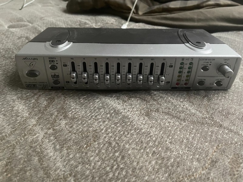 Behringer MiniFBQ FBQ800 Ultra-Compact 9-Band Graphic EQ Equalizer