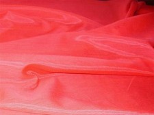 ROSY RED BATISTE semi-SHEER new drapery FABRIC 48 inch wide