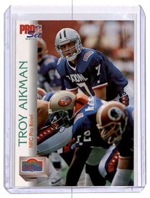 1992 Pro Set Troy Aikman Dallas Cowboys #401. | eBay