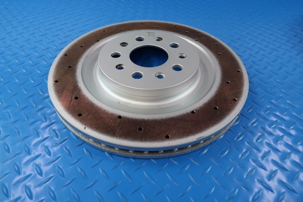 Maserati Ghibli Trofeo 3.8 front rear brake pads & dimpled rotors TopEuro #12028