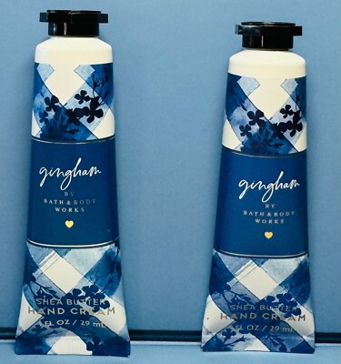 *New* GINGHAM ~ 2PK ~ TRAVEL HAND CREAM ~ Bath & Body Works ~ SHIPS FREE!