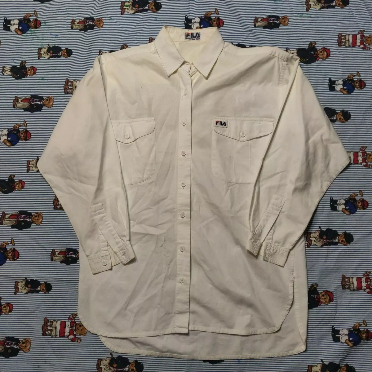Fila button hotsell down shirt