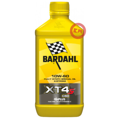 BARDAHL XTS XT-S C60 10w60 1L OIL 100% SYNTHETIC MOTORCYCLE 4T RACING TRACK JASO MA2