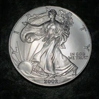 2002 Uncirculated American Silver Eagle US Mint Issue 1oz Pure Silver #J369