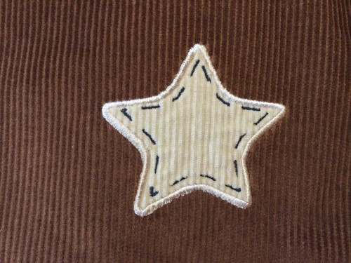 NoJo Crown Crafts Lined Corduroy Tab Top Valance Patchwork Sports Appliques - Picture 11 of 14