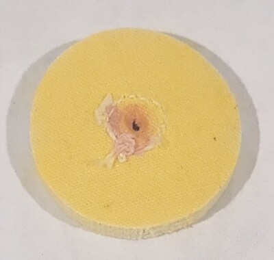 12 Pack Mini Muslin Buff, 1'' x 16 ply, Chemkote.  BF1031