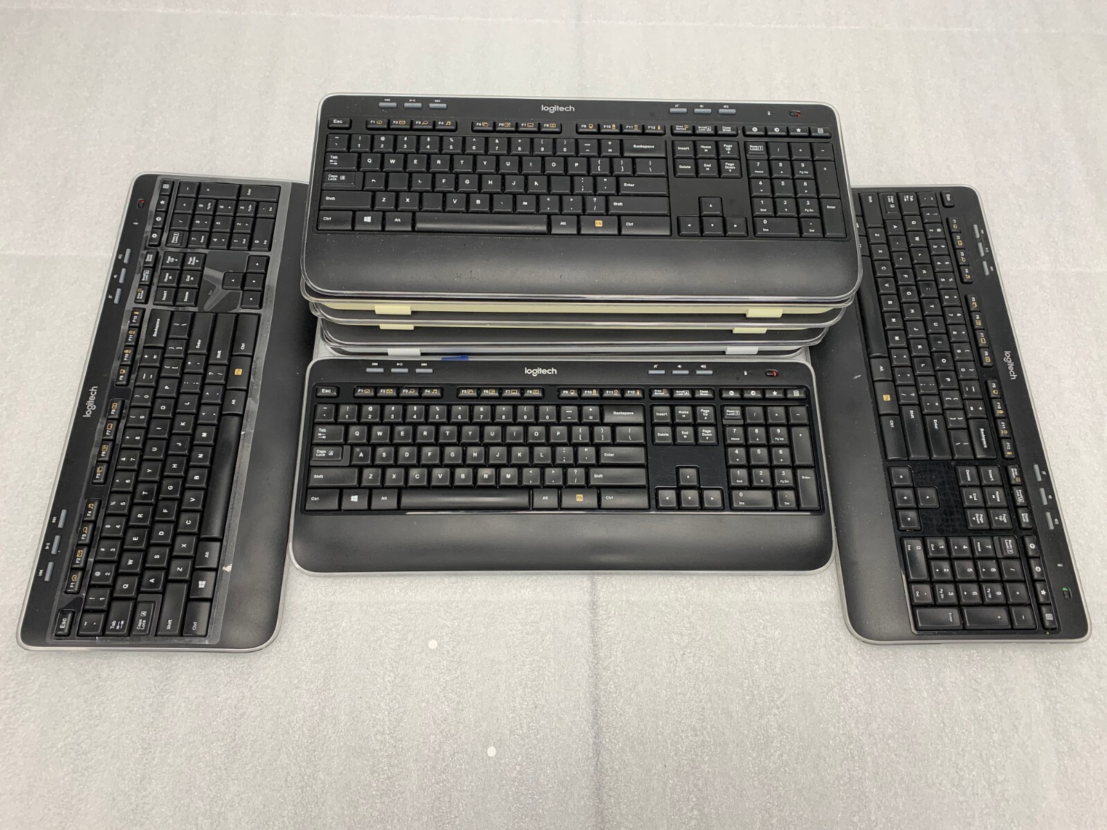 Lot of 10 Logitech K520 Wireless Keyboard (NO RECEIVER) Free Shipping