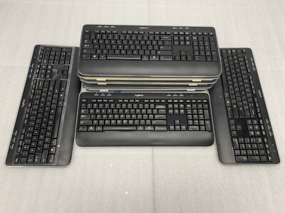 Lot of 10 Logitech K520 Wireless Keyboard (NO RECEIVER) Free Shipping