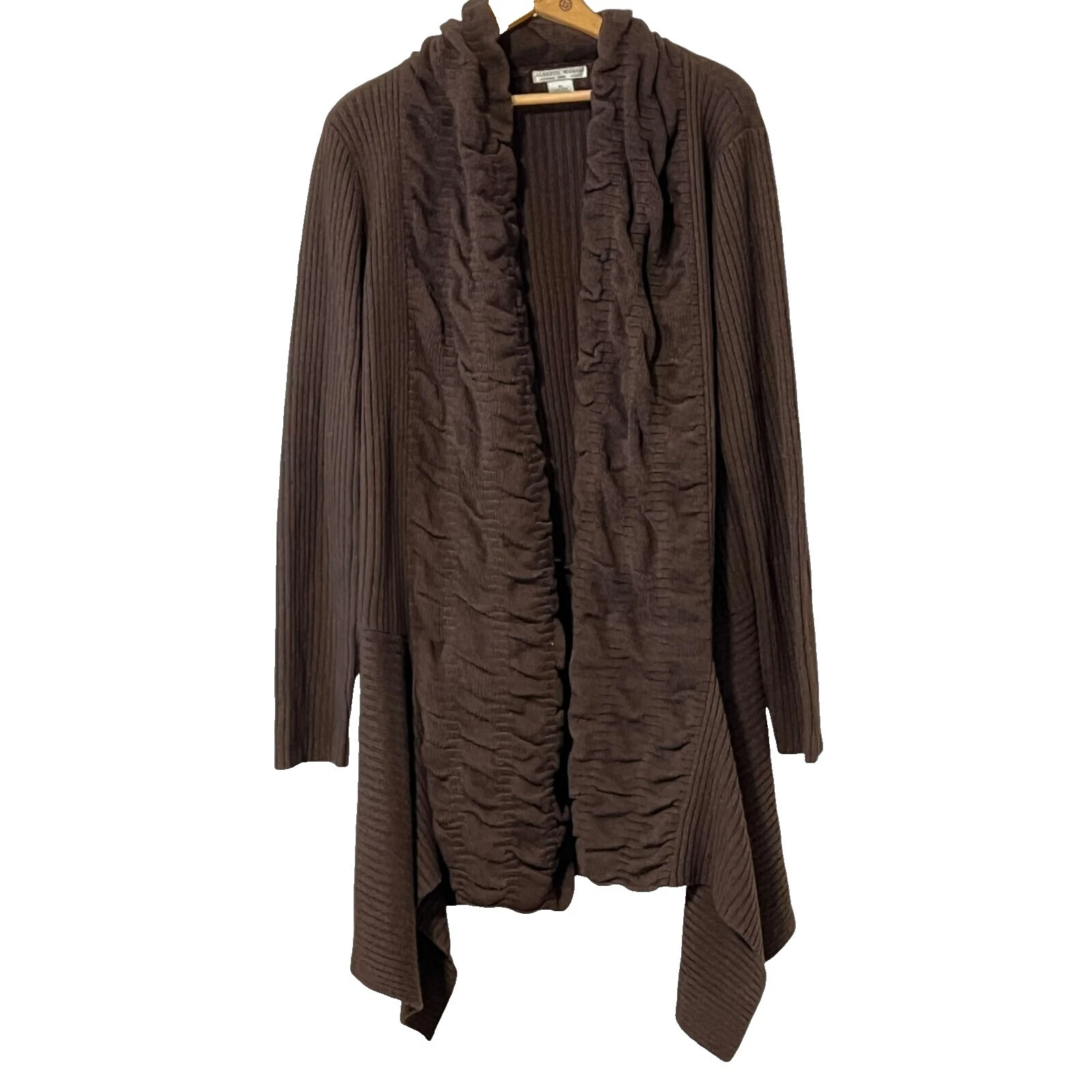 Alberto Makali Brown Solid Sweaters for Women