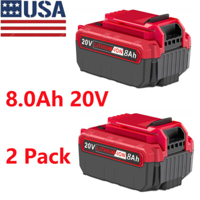Pack for PORTER CABLE 20V 20 Volt Lithium Battery Max PCCK600LB