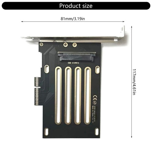 M.2 PCIE to SFF-8639 PCIe 5.0 Card Add On Cards for Desktop PC - Afbeelding 8 van 8