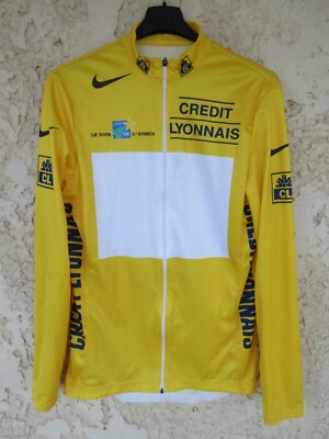Radtrikot GELB TOUR DE L'AVENIR 2000 Vintage NIKE Shirt Jersey Camiseta