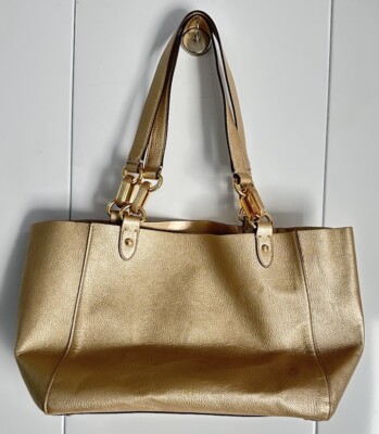 現行】LAUREN RALPH LAUREN トートバッグ美品ゴールド金具