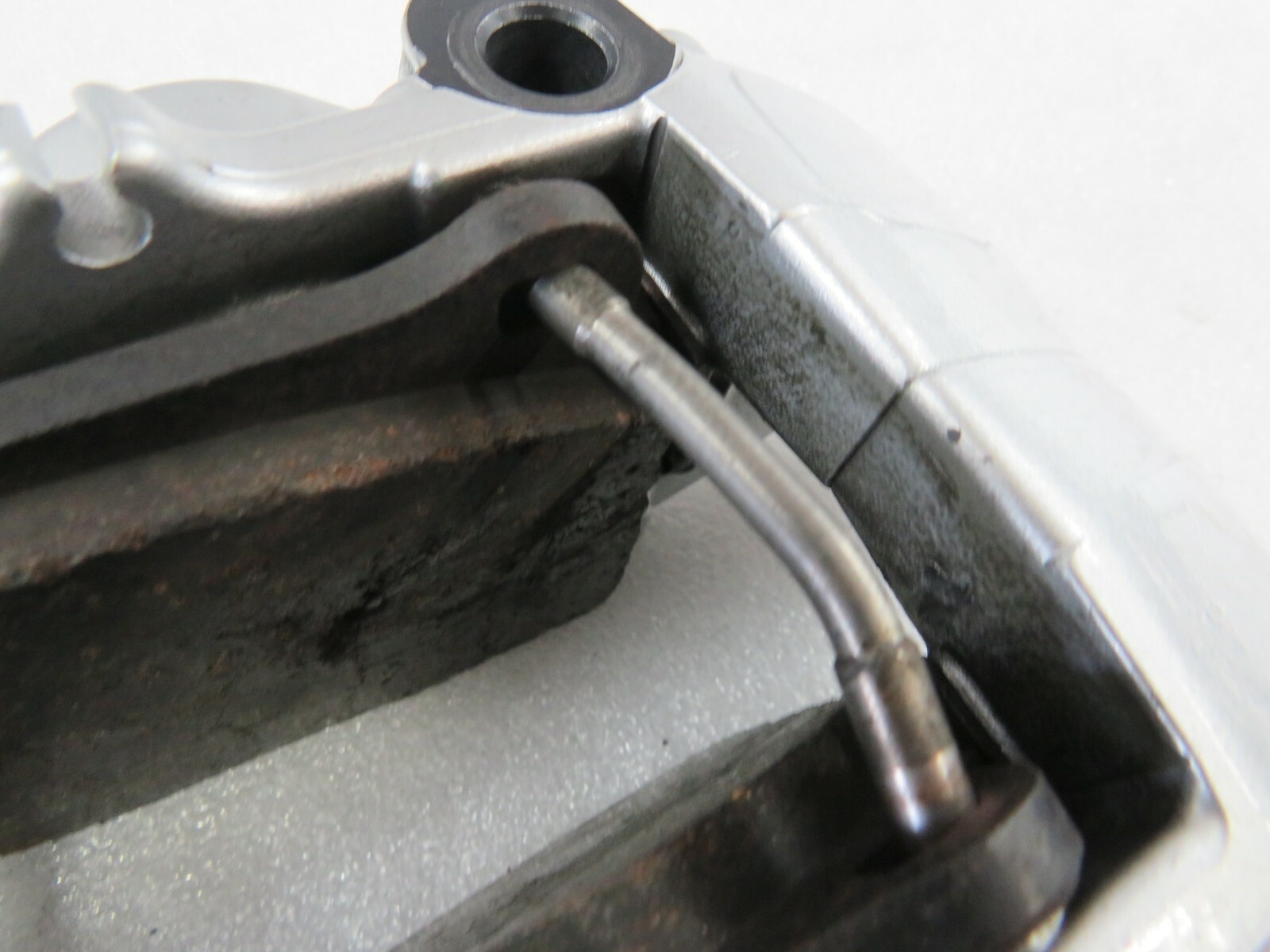 Ferrari 599 GTB, RH, Rear Brake Caliper, CCM, Silver, Used, Damaged, P/N 219252
