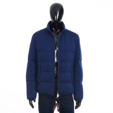 STEFANO RICCI 9100$ Down Jacket - Blue Alpha Yarn Cashmere