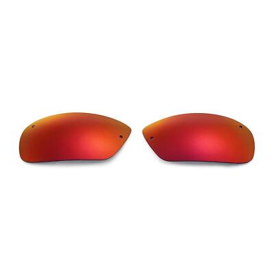 Walleva Fire Red Non-Polarized Replacement Lenses For Ray-Ban RB3183 63mm