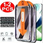 For Samsung S25 S24 Ultra S23 S22 S21 Full Cover Screen Protector Tempered Glass