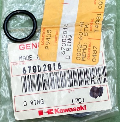 5-Pack Of Genuine Kawasaki O-Rings – Part # 670D2016, 16mm Oil Drain Seal For FR/FS Series Engine Filler Tubes