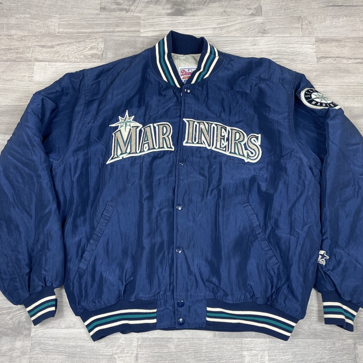 Vintage Seattle Mariners Starter Diamond Collection Jacket