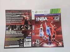 xbox 360 nba 2k13 artwork only