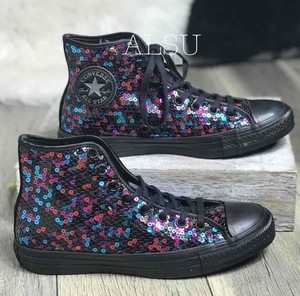 converse chuck taylor sequin sneakers