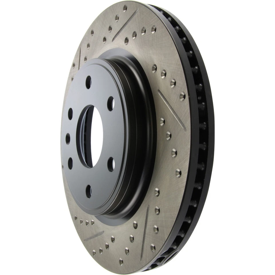 Par delantero de rotor de freno de disco Stoptech para Chevrolet Traverse 2009-2017 (43589) Foto 4 de 4