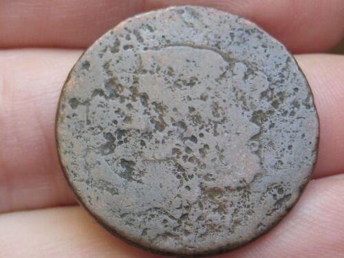 1839 Booby Head Large Cent Penny- Cull, Filler
