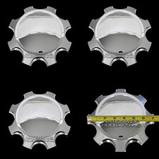 11-23 Chevy Gmc 18 20 Chrome Wheel Center Hub Caps 8 Lug Alloy Rim Cover Hubs