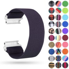 StrapsCo Nylon Elastic Watch Band Strap for Fitbit Versa  Versa 2