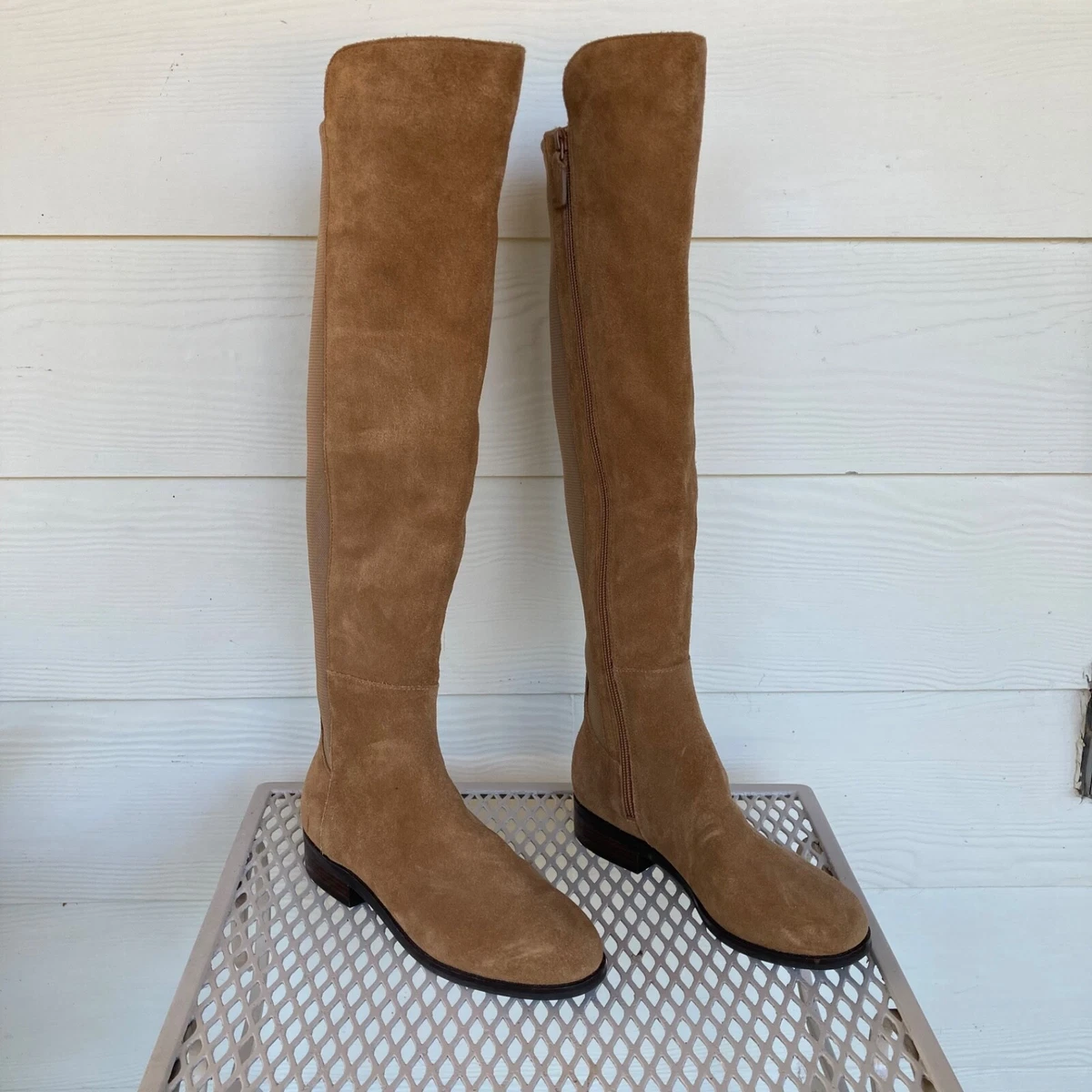 Cole haan over the knee suede boots sale