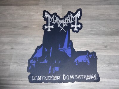 Mayhem Patch Backpatch Back Patch Laser Cut Black Metal Morbid Dead **