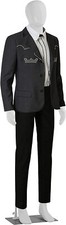 73 Inch Male Mannequin Full Body Dress Form Sewing Manikin Adjustable W/ Base