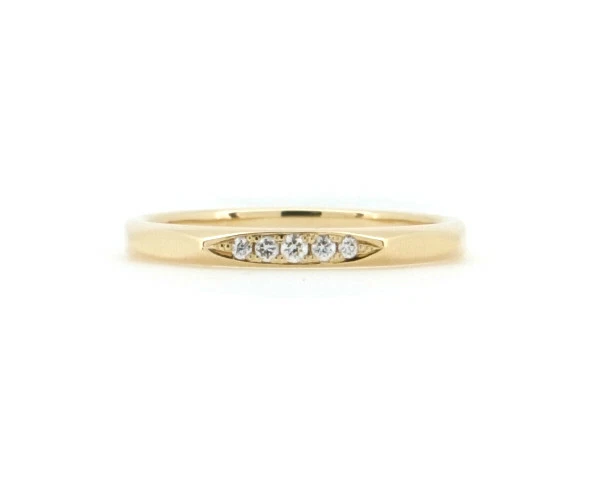 Vendome Aoyama Diamond Ring 5 (US Size) 18K Yellow Gold | eBay