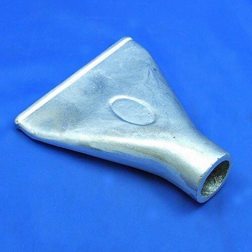 Small Cast Aluminium Exhaust fishtail: Vintage Cars or Motorbikes - Picture 1 of 2