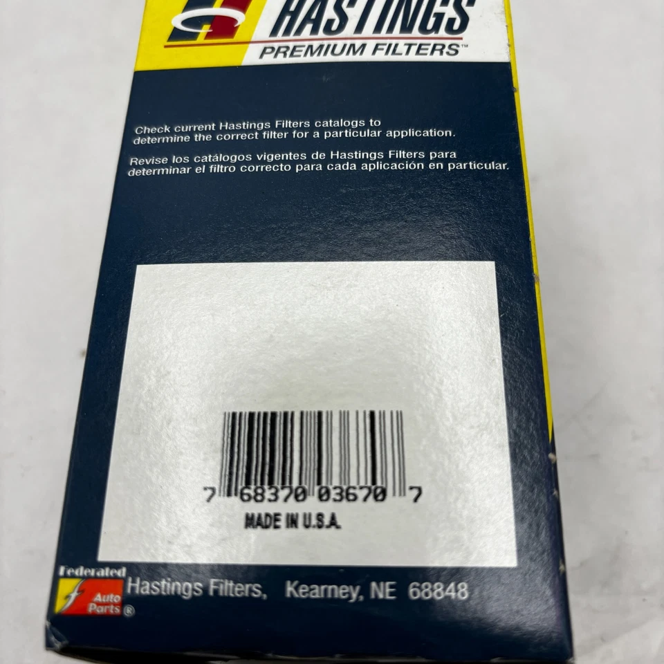 Filtro de aceite Hastings LF134 nuevo para camioneta Chevy VW Luv Ram E150 furgoneta E250 F150 Foto 4 de 4