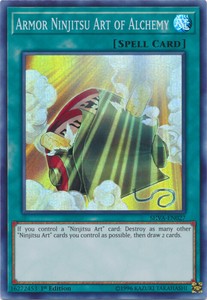 Armor Ninjitsu Art of Alchemy - SHVA-EN027 - Super Rare - 1st Edition x3 - Near