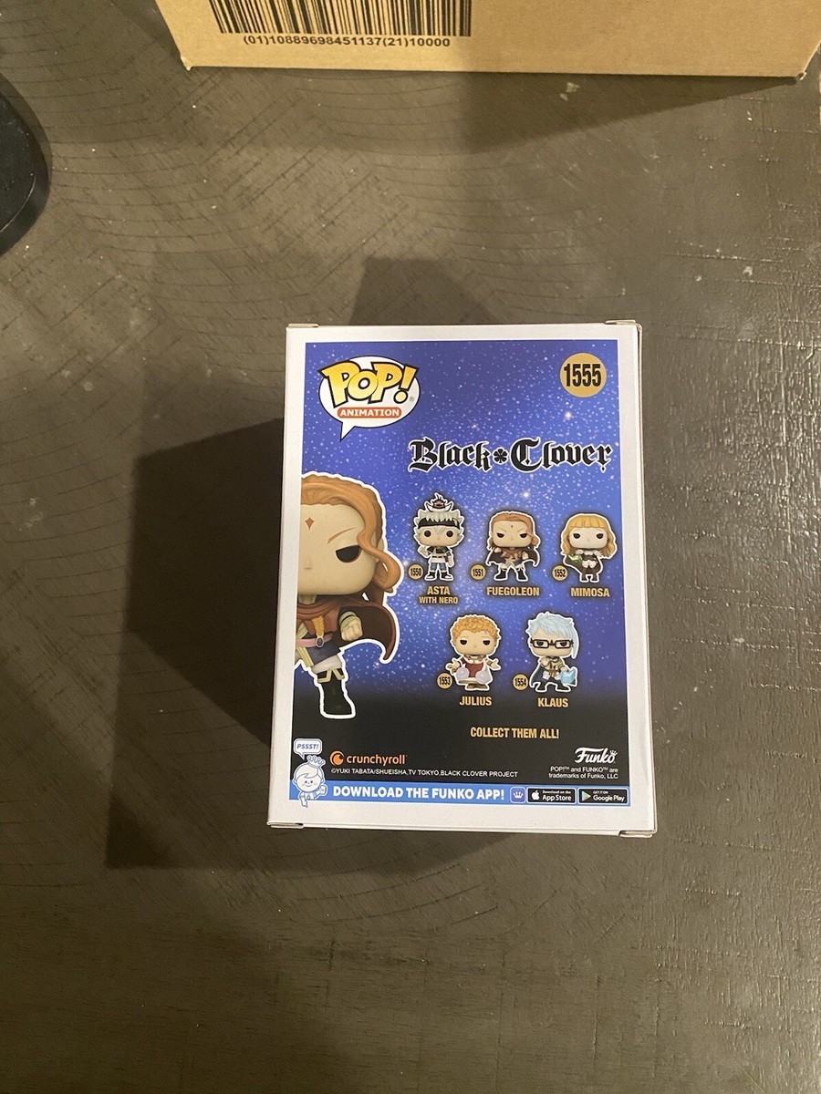 Funko Pop! Black Clover Fuegoleon (GITD) Vinyl Figure #1555 PX