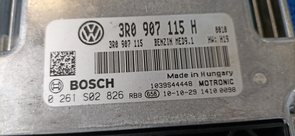 Centralina motore 2.0 TSI MED9.1 ECU 3R0907115H 0261S02826 SEAT EXEO ST 3R5 - Immagine 3 di 4