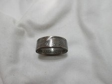 custom coin ring 1969 Kennedy half dollar 