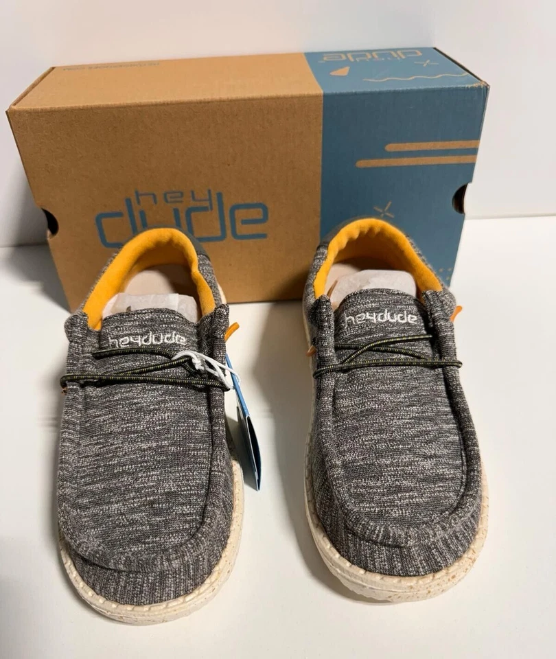 Hey Dude Wally Youth Stretch Taupe 130131555 EE. UU. Talla Niño 12 / EUR 31 Foto 3 de 4