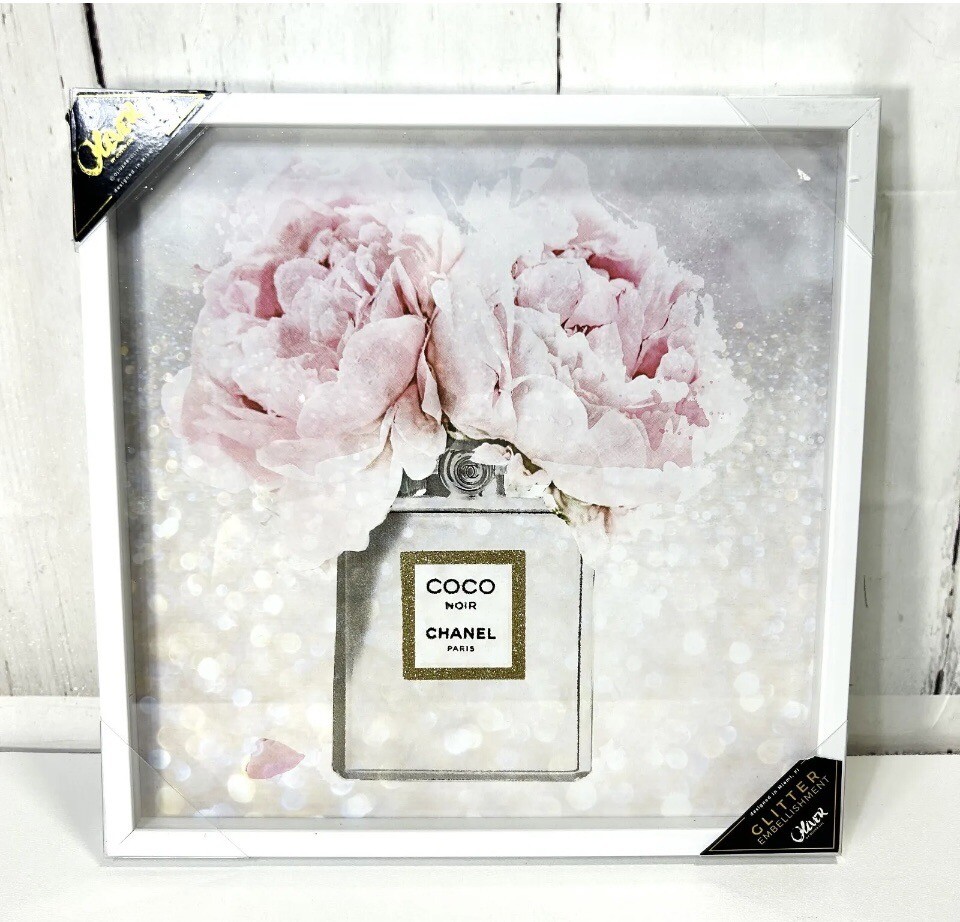 ブランドモチーフポップアート　アートフレーム Oliver Gal  41cm OLIVER GAL CANVAS WALL ART LV GUCCI GLITTER EMBELLISHMENT 16