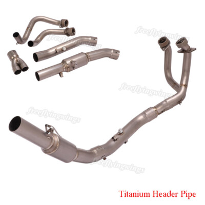 Header Front Link Pipe Motorcycle Exhaust Titanium For Honda CRF1000 2016-2019