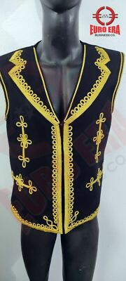 Napoleonic Jimi Hendrix Style Hussar Waistcoat available in all
